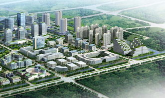 昆山市花桥国际商务城的远景发展